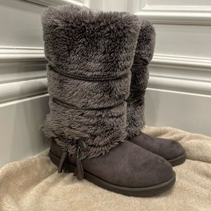 Fur Boot Grey 4